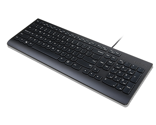 Lenovo Essential tangentbord Universal USB Tjeckisk, Slovakiska Svart