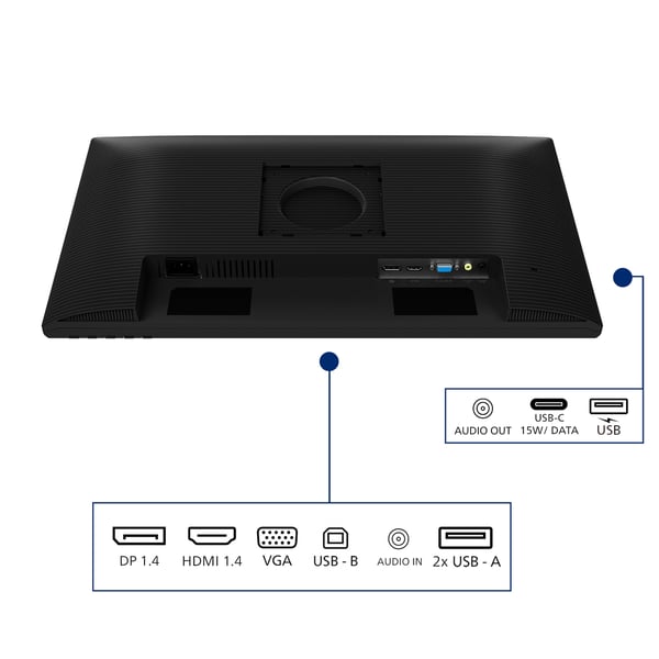 Philips 3000 series 24B2N3200A/00 computerskærm 60,5 cm (23.8") 1920 x 1080 pixel Fuld HD LED Sort