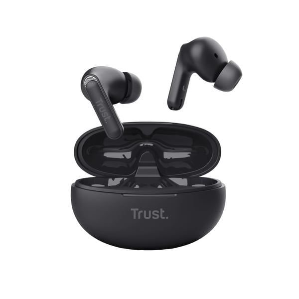 Trust Yavi Kuulokkeet True Wireless Stereo (TWS) In-ear Puhelut/Musiikki USB Type-C Bluetooth Musta
