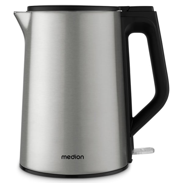 MEDION MD12105 vattenkokare 1,5 l 2200 W Rostfritt stål