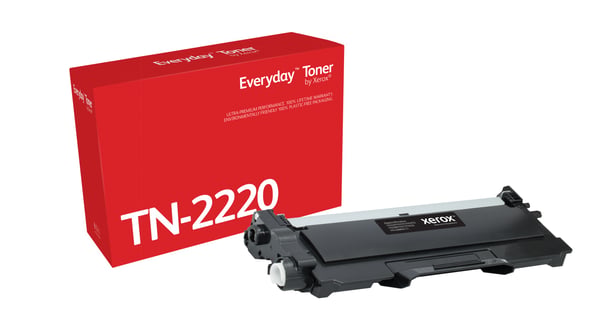 Everyday™ Mono Toner by Xerox compatible with Brother TN2220, Standard capacity Everyday™ Mono Toner by Xerox compatible with Brother TN2220, Standard capacity