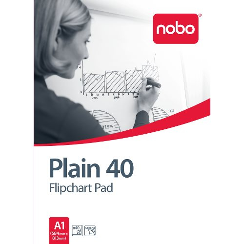 Nobo Konferensblock 580x810 mm, 40 ark, olinjerat