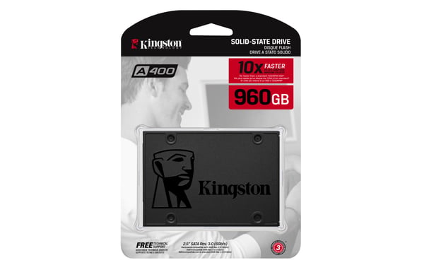 Kingston A400 - SSD - 960 GB - intern - 2.5\" (6.4 cm)