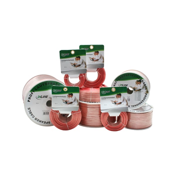 InLine 4043718127962 lydkabel 50 m Transparent