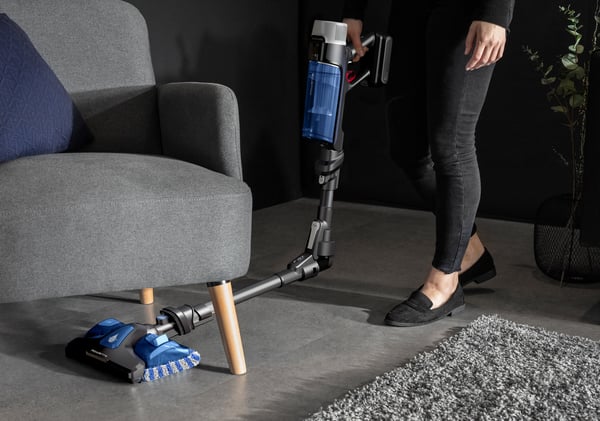Rowenta RH20C2 Skaftdammsugare, 2-i-1 Batteri Torr&våt Utan påse 0,4 l 250 W Svart, Blå