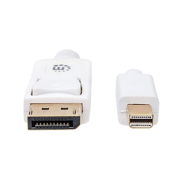 Manhattan 324748 DisplayPort kabel 2 m Mini DisplayPort Hvid