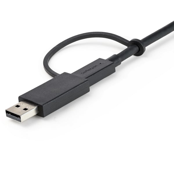 StarTech.com USBCCADP USB-kabel USB 3.2 Gen 2 (3.1 Gen 2) 1 m USB C 10 Gbit/sek. 100 W Sort