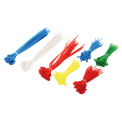 LogiLink KAB0017 kabelsamler Nylon Blå, Grøn, Rød, Hvid, Gul