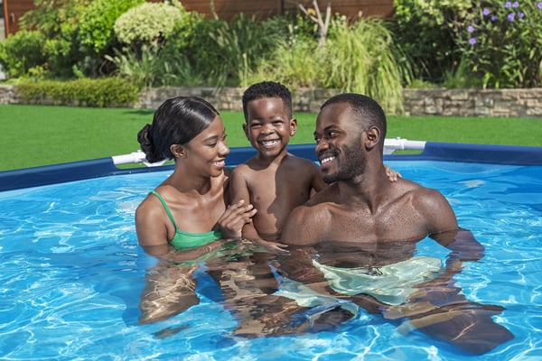 Bestway Steel Pro 56679 swimmingpool til over jorden Indrammet pool Rund Blå