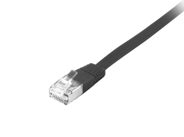 Equip 607692 verkkokaapeli Musta 3 m Cat6a U/FTP (STP) Tasainen