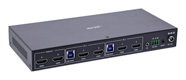 InLine 57885H KVM-switchar Rackmontering Svart