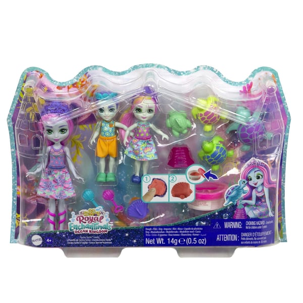 Royal Enchantimals OCEAN KINGDOM TINSLEY TURTLE FAMILIE-dukker