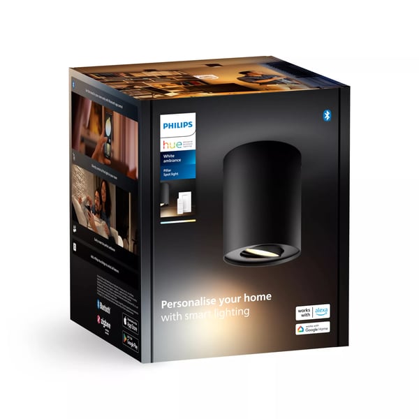 Philips Hue White ambiance Pillar spot med switch