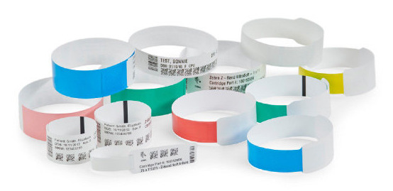 Zebra Z-Band UltraSoft Wristband Vit