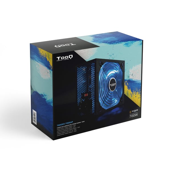 TooQ TQXGEII-700SAP strömförsörjningsenheter 700 W 20+4 pin ATX ATX Svart