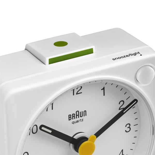 Braun BC02XW Quartz-väckarklocka Vit