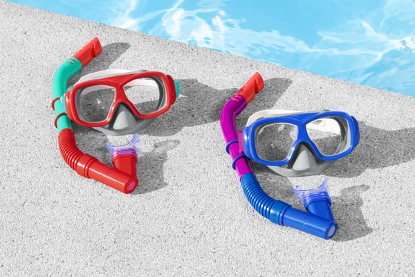 Bestway 24032 / 23 dykmasker Polykarbonat Blandade färger Barn