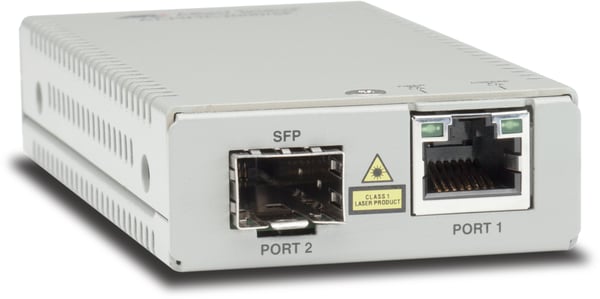 Allied Telesis AT-MMC2000/SP-960 netværksomformer til medie 1000 Mbit/s 850 nm Multitilstand Sølv