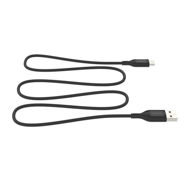 mophie essentials charging cables | 1M USB-kabel USB 2.0 USB A USB C Sort