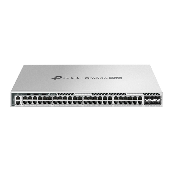 TP-Link S6500-48GP6XF netværksswitch Administreret L3 Gigabit Ethernet (10/100/1000) Strøm over Ethernet (PoE) 1U Grå