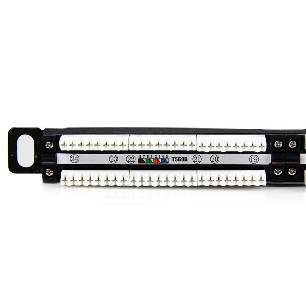 StarTech.com PANELHU24 patchpaneler 0.5U