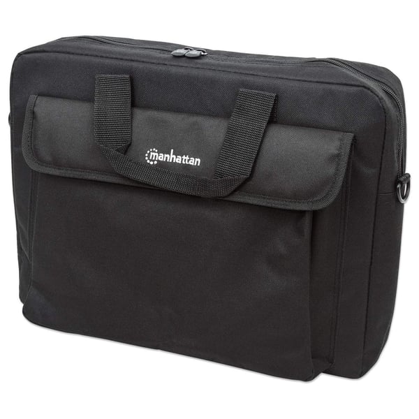 Manhattan 438889 taske og etui til laptop 39,6 cm (15.6") Mappe Sort