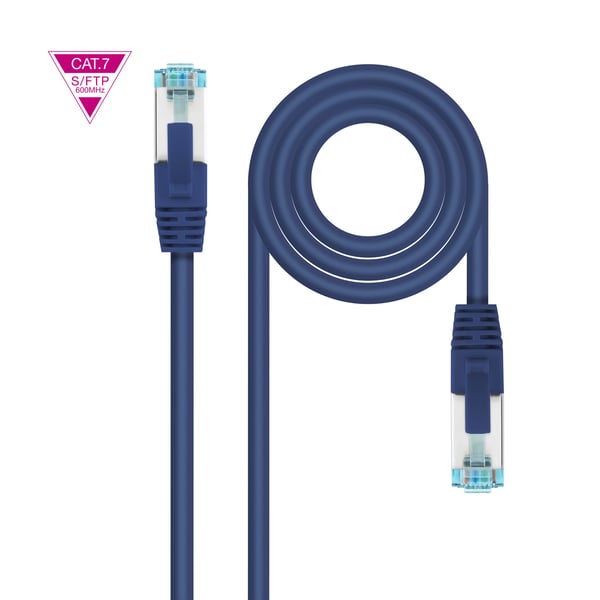 Nanocable 10.20.1701-BL verkkokaapeli Sininen 1 m Cat7 SF/UTP (S-FTP) Pyöreä