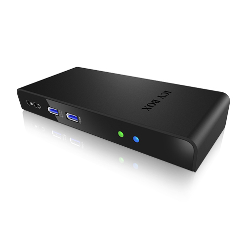 ICY BOX IB-DK2241AC Kabel USB 3.2 Gen 1 (3.1 Gen 1) Type-A Svart