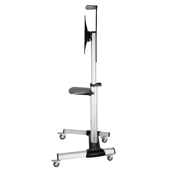 TooQ FS1870M-B skærmbeslag til skiltning 94 cm (37") Sort, Sølv