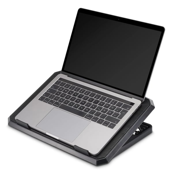Hama Black Metal køling til laptop 39,6 cm (15.6") Sort