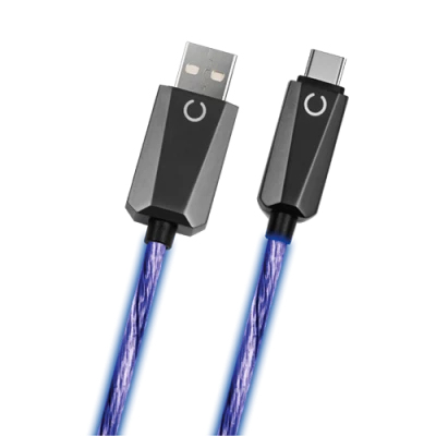 Konix 61889000074 USB-kabel USB 2.0 1,2 m USB A USB C 0,48 Gbit/sek. Blå Konix 61889000074 USB-kabel USB 2.0 1,2 m USB A USB C 0,48 Gbit/sek. Blå
