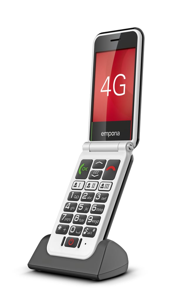 Emporia SIMPLICITYglam.4G 7,11 cm (2.8") 106 g Sort Senior telefon Emporia SIMPLICITYglam.4G 7,11 cm (2.8") 106 g Sort Senior telefon