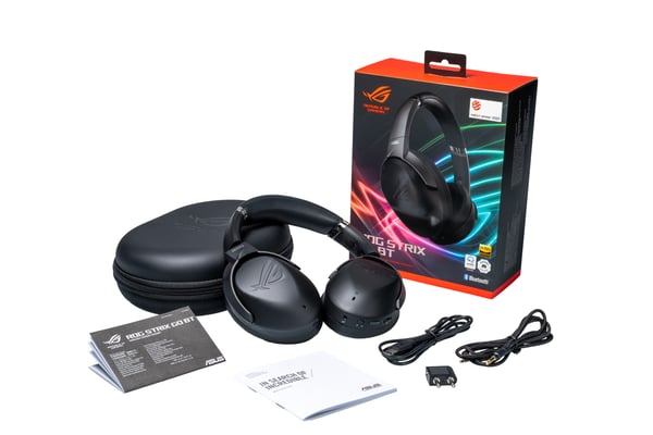 ASUS ROG Strix Go BT Kuulokkeet Langallinen & langaton Pääpanta Pelaaminen Bluetooth Musta