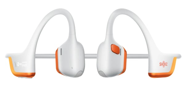 SHOKZ OpenRun Pro 2 Headset Trådlös Öronkrok Idrott Bluetooth Orange, Vit