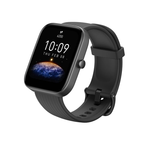 Amazfit Bip 3 Pro 4,29 cm (1.69") TFT 44 mm Digital 240 x 280 pixlar Pekskärm Svart GPS