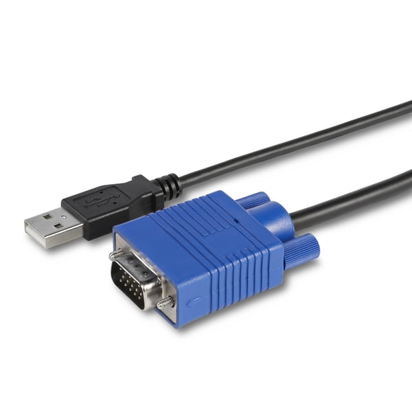 StarTech.com USB 2.0 KVM-konsol - Mobil bärbar dator Crash Cart-adapter med dataöverföring och video