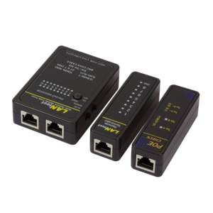 LogiLink WZ0015P verkkokaapelin testeri Musta