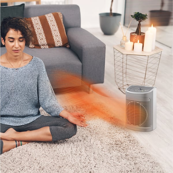 Rowenta Instant Comfort SO6520 Indendørs Grå 2400 W Blæser med elektrisk områdevarmer