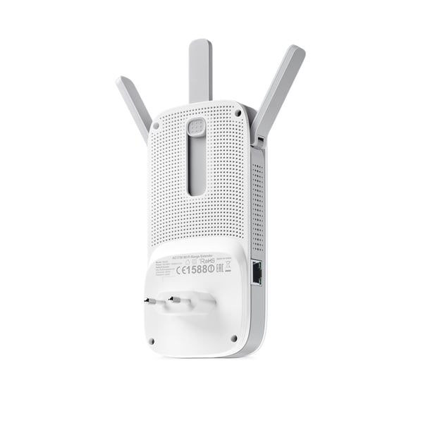 TP-Link RE450 Verkkolähetin ja -vastaanotin Valkoinen 10, 100, 1000 Mbit/s