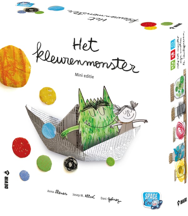 Asmodee Het Kleurenmonster Lautapeli Perhe