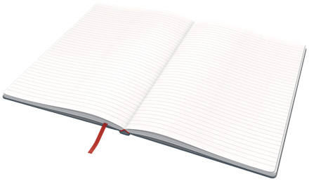 Leitz Cosy notesbog Soft Touch linjeret med Hardcover