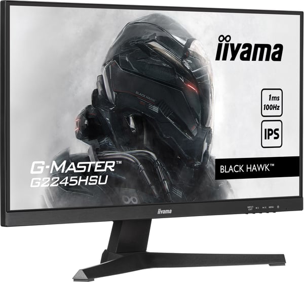 iiyama G-MASTER G2245HSU-B2 tietokoneen litteä näyttö 54,6 cm (21.5") 1920 x 1080 pikseliä Full HD LED Musta