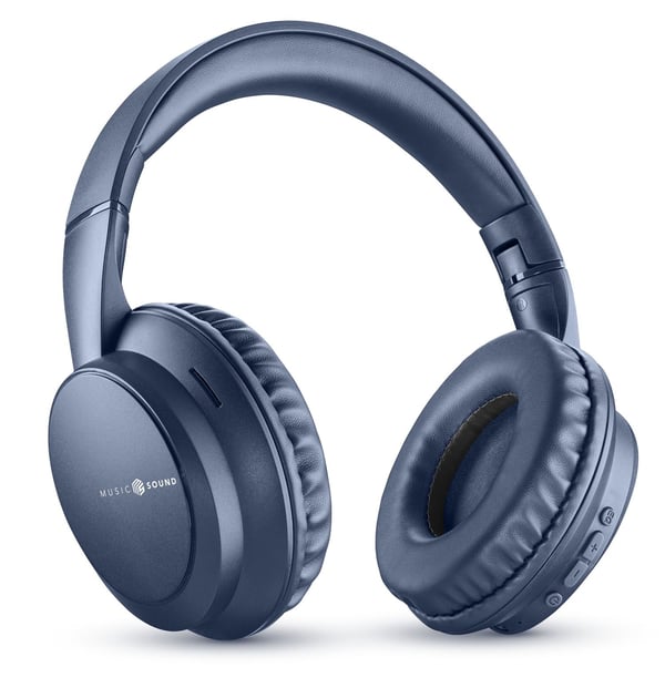 Music Sound BTHEADBMSBOOSTB kuulokkeet ja kuulokemikrofoni Langaton Pääpanta Puhelut/Musiikki Bluetooth Sininen Music Sound BTHEADBMSBOOSTB kuulokkeet ja kuulokemikrofoni Langaton Pääpanta Puhelut/Musiikki Bluetooth Sininen