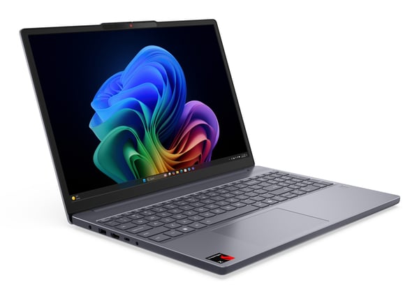 Lenovo IdeaPad Slim 3 15Q8X10 Copilot+ PC Snapdragon X1-26-100 Laptop 38,9 cm (15.3") Berøringsskærm WUXGA 16 GB LPDDR5x-SDRAM 1 TB SSD Wi-Fi 7 (802.11be) Windows 11 Home Grå Engelsk