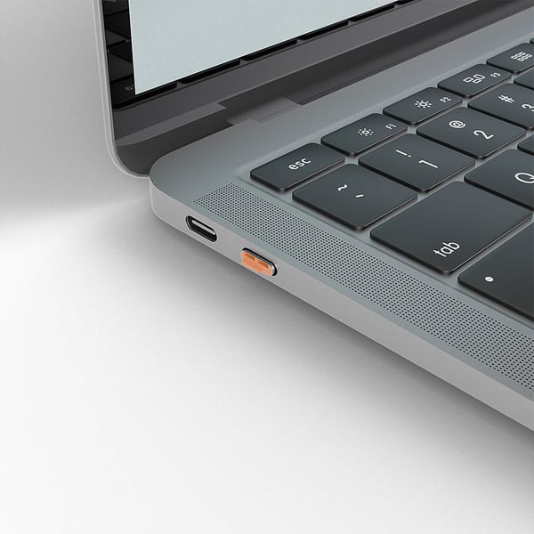 Lindy 40440 portin lukitsin USB Type-C Oranssi Akryylinitriilibutadieenistyreeni (ABS) 10 kpl