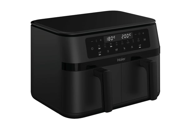 Haier HAF3AD 011 Kaksois 11,5 L Erillinen 3000 W Kuumakiertoilmakypsennin Musta