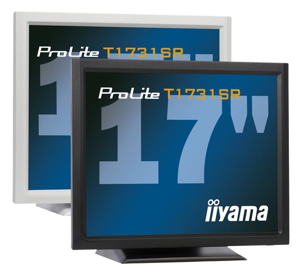iiyama ProLite T1731SR-1 platta pc-skärmar 43,2 cm (17") 1280 x 1024 pixlar LED Pekskärm Bordsskiva Vit