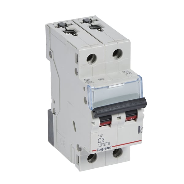Legrand TX3 kredsløbsafbryder Miniature strømafbryder Type C 2 Legrand TX3 kredsløbsafbryder Miniature strømafbryder Type C 2