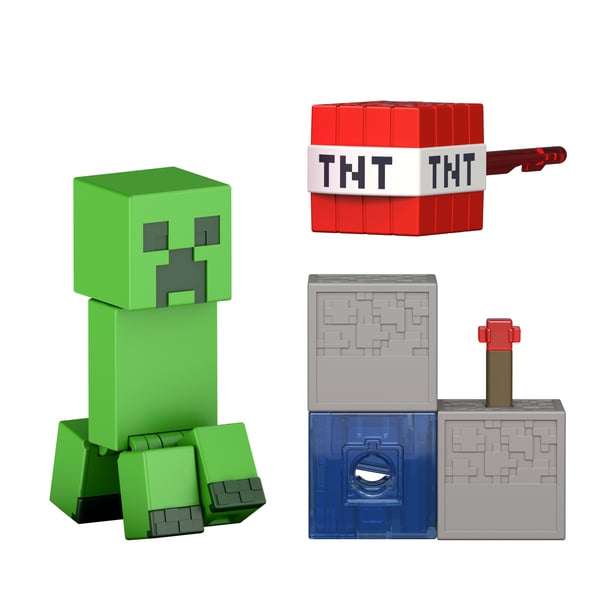 Minecraft Redstone Charged Creeper Figure Minecraft Redstone Charged Creeper Figure