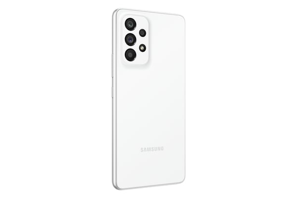 Samsung Galaxy A53 5G SM-A536B 16,5 cm (6.5") Hybrid Dual SIM Android 12 USB Type-C 6 GB 128 GB 5000 mAh Hvid